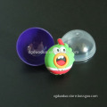 Wholesale Cartoon Cute PVC 3d Pencil Topper In Plastic Egg Capsule